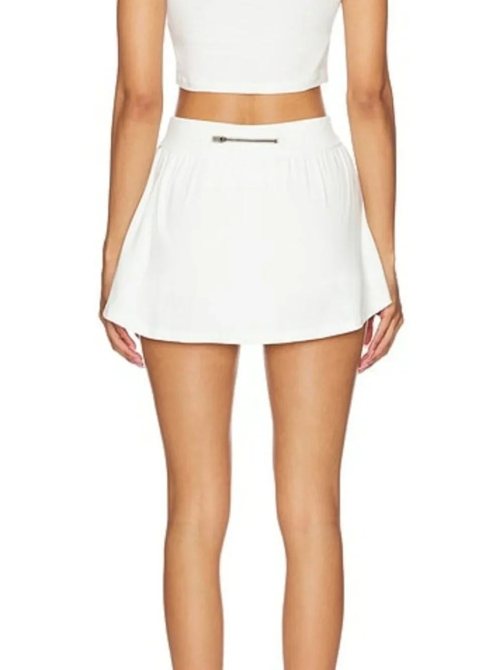 Free People Movement White Hot Shot Skort